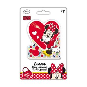 GOMME Disney gomme Minnie Mouse rouge