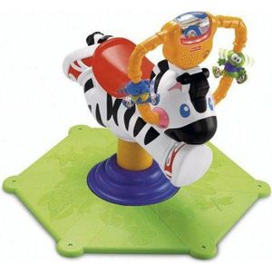 JOUET À BASCULE Fisher Price - Zebre Tourni-Rebond JOUET À BASCULE Fisher Price - Zebre Tourni-Rebond