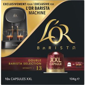 Nespresso Capsules NESPRESSO L'OR Double Expresso - Intensité 7 - 10Capsule  Café XXL - Prix pas cher