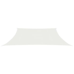 VOILE D'OMBRAGE Voile d'ombrage 160 g-m² Blanc 3-4x3 m PEHD Mothin