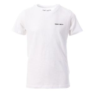 T-SHIRT T-shirt Blanc Garçon Teddy Smith Tnark