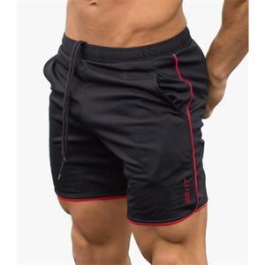 SHORT DE SPORT Short,Shorts de sport longueur mollet pour homme, s courts de marque, pour gym, Fitness, musculation, jogging - Black[B4696]