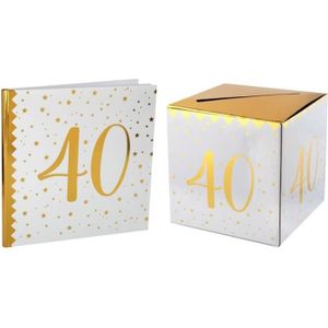 Cadeau Anniversaire 40 ans original : livre d'or Ma Vie Saison 40