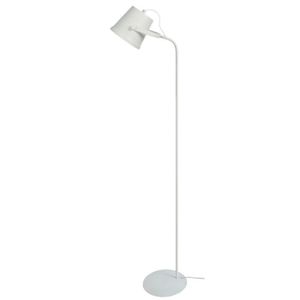 LAMPADAIRE TOSEL Lampadaire liseuse 1 lumières - luminaire intérieur - acier blanc ivoire - Style inspiration nordique - H150cm L40cm P40cm