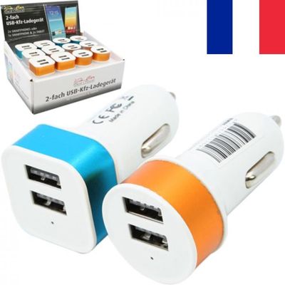 Yesido Y43 Double Port USB Voiture Chargeur Rapide Allume-cigare