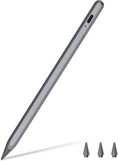 Stylet 2e Génération Pour IPad (6/7/8/9/10, Mini 5/6, Air 3/4/5, Pro 11/12.9) - Recharge Rapide, Détection D'inclinaison, Rejet De Paume