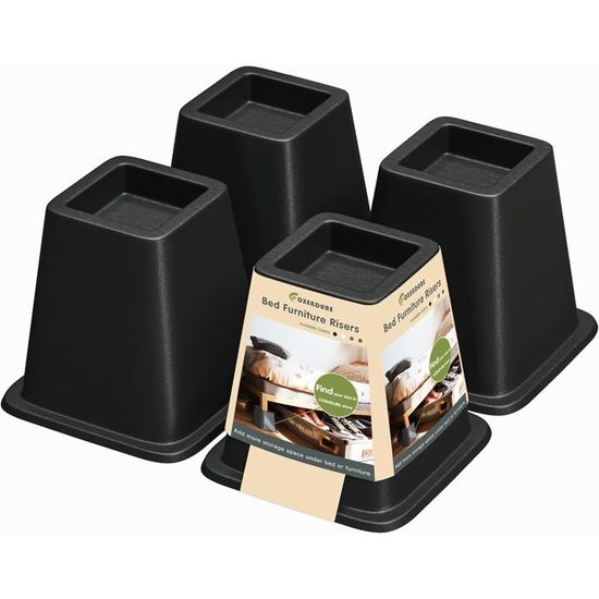 Lot De 2 Rehausseurs Series 8 Fitness Pour Plateforme Step - Fitness Noir