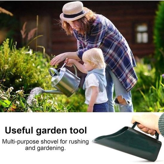 EarlyGrow Petite Pelle De Jardin En Plastique - Outil Polyvalent Vert Pour Terre Et Compost