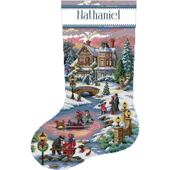 Nappe Ovale Herrschners à Broder - Point De Croix - Motif Cornucopia - 60x90 Cm - Neuf