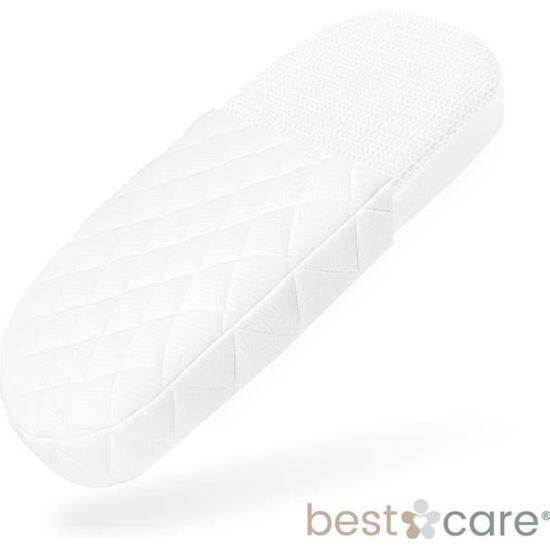 BestCare® Matelas Aero | 70x37x6 cm | 2 faces (été/hiver) | pour lit d'enfant, berceau, couffin, landau | Produit issu de l'UE