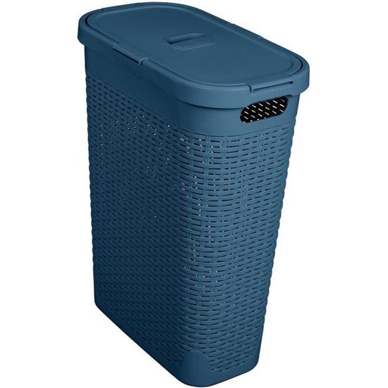 Panier à Linge Plastique Perforé Avec Poignée - Organisateur Multifonction Maison/bureau (jaune)