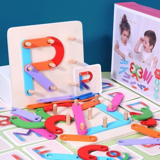 Puzzle Tangram Montessori En Bois Pour Enfants 3-6 Ans, Cadeau Éducatif