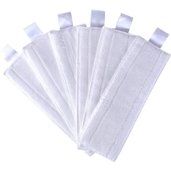 Lot De 6 Bonnettes Microfibre Pour Nettoyeur Vapeur Easy Fix SC2/SC3/SC4/SC5 - Compatible Buse EasyFix