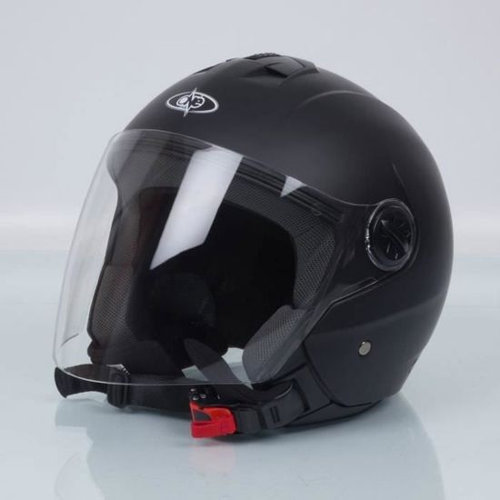 Taglia L 59 Cm Casco Jet SKA-P 1FHA SMART MONO Nero Opaco Casco Demi-jet Compatto E Leggero - 9