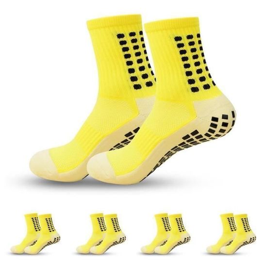 Chaussettes De Sport Antidérapantes - Semelle Silicone 3D, Nylon Respirant, Pour Foot, Basket, Running, Yoga