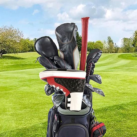 Couvre-tête De Driver PXG Cuir Premium - Lettrage Surélevé - Noir Ou Blanc