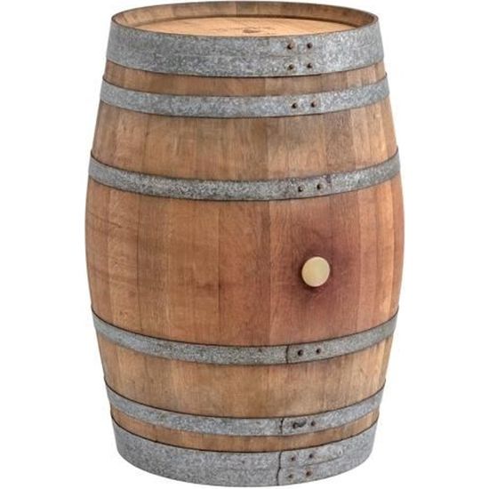 Demi-Tonneau En Bois Châtaignier - Bac à Fleurs Ou Jardinière - Diamètre 30-60cm