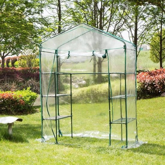 PE Apex Toit Housse Film à Serre de Jardin Maison Verte Plante Durable Couverture Étui Protection Anti Insect Rongeur