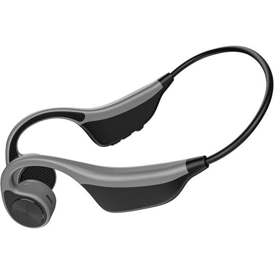Casque à Conduction Osseuse Bluetooth 5.3 Neuf - écouteurs Sport Sans Fil Noir, Batterie Rechargeable, Garantie 6 Mois