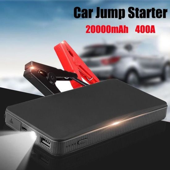 Démarreur de saut de voiture 20000mAh Booster Jumper Box Chargeur de  batterie de banque d'alimentation portable - Cdiscount Auto