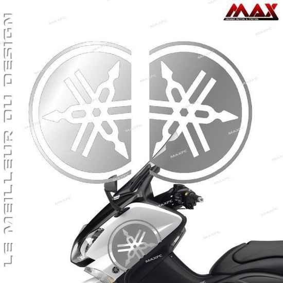 1 autocollant Diapason noir /& or 3D r/ésine 45 mm Tmax Xmax R1 R6 MT Racing