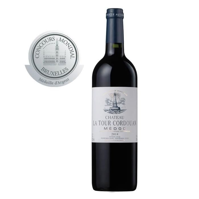 CHATEAU LA TOUR CORDOUAN - Vin Rouge AOP Medoc Bordeaux - 2014 Médaillé d'argent au concours de bruxelles: Epicerie