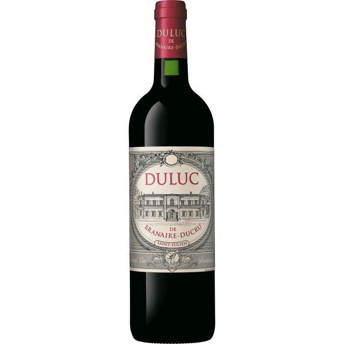 Duluc de Branaire Ducru 2014 - Saint Julien AOC - vin rouge de Bordeaux - 1 bouteille.