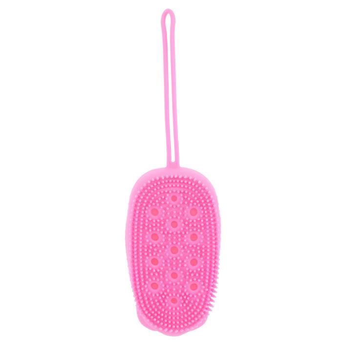 Caoutchouc Loofahs Sponge Scrubber Brush Silicone multifonction souple pour bébé et famille adulte
