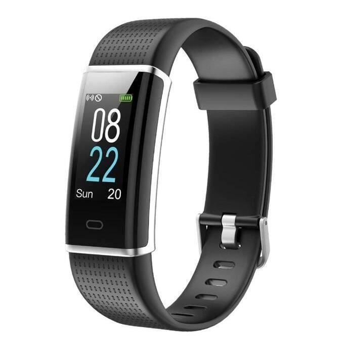 Montre Connectée Podometre Smartwatch Bracelet Connecté Écran Couleur Etanche IP68 Femme Homme Enfant Sport Cardio Fitness Tracker