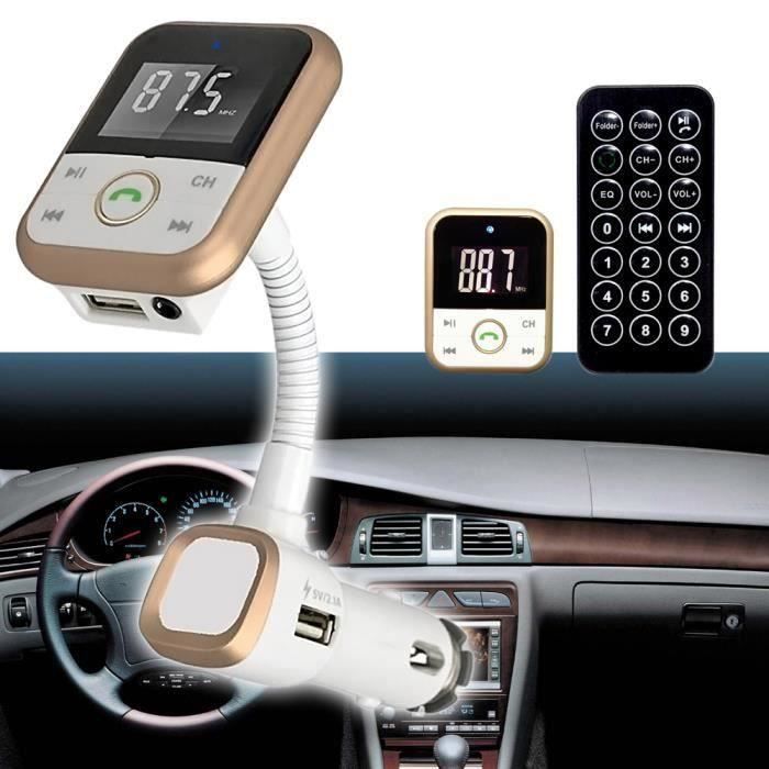 ZN*Gosear® transmetteur FM voiture Bluetooth 4.0 MP3 pour iphone Samsung HTC LG Sans Fil Lecteur Parleur