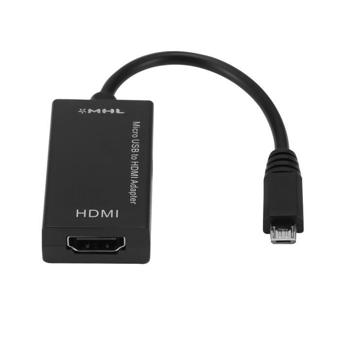 Mini adaptateur micro USB MHL vers HDMI câble adaptateur Android vers HDMI pour téléphone Android pour Samsung HTC - Type < =0.5m
