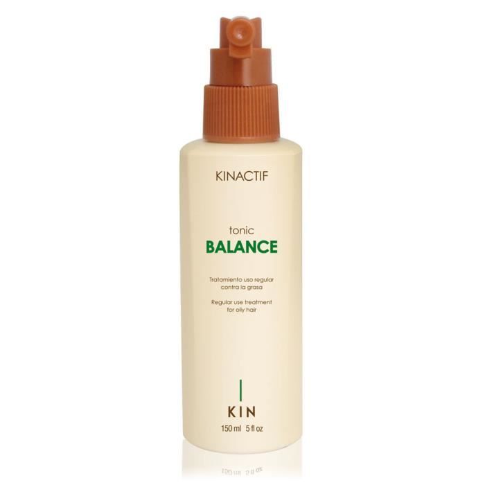 Kin Cosmetics, Spray anti-gras Tonic Balance 150ml, Soin sans rinçage Purifiant Cheveux Gras,