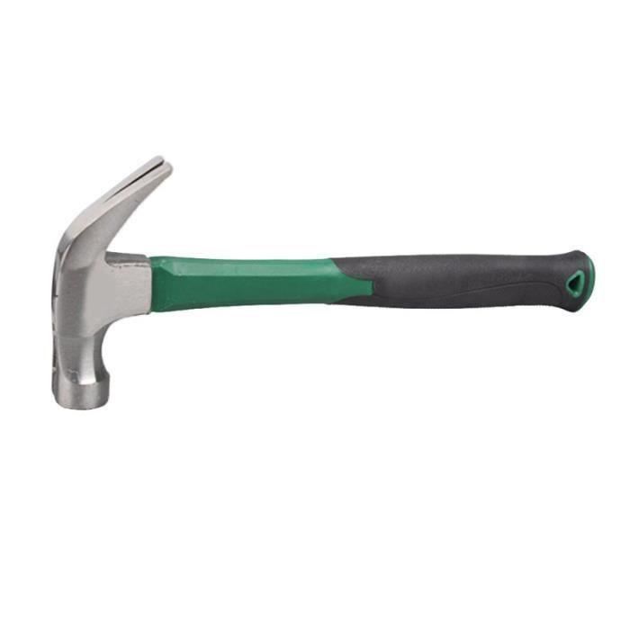 1 pc Nail Marteau Skid Résistance Griffe Marteau Griffe Magnétique Travail Du Bois Poin?on Pour Ongles Home Office (Noir)
