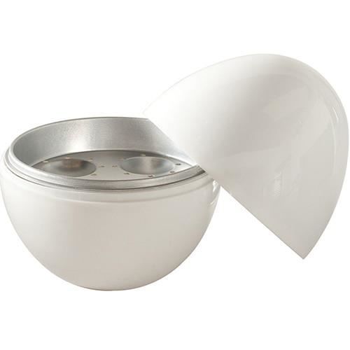 Cuiseur oeuf,Boule blanche forme micro ondes 4 6 oeufs cuiseur dur chaudière maison cuisine outil - Type WHITE #B