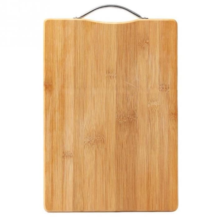 Planche à découper,Cuisine découpe rectangulaire bambou planche à découper grand couteau en bois épais planche à - Type Wood