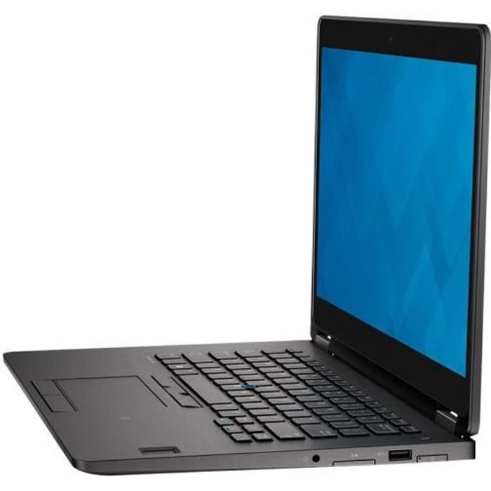 Dell Latitude E7470 Ultrabook Core i5 6300U - 2.4 GHz Win 10 Pro 64 bits 8 Go RAM 256 Go SSD 14-- 1920 x 1080 (Full HD) HD…