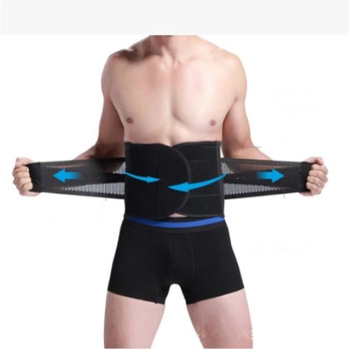 Unisex Ceinture sudation Gaine renforce ventre plat slim body serre taille noir minceur femme homme taille unique amaigrissant aminc