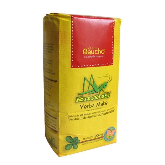 Yerba Mate Kraus Gaucho - Mélange fort