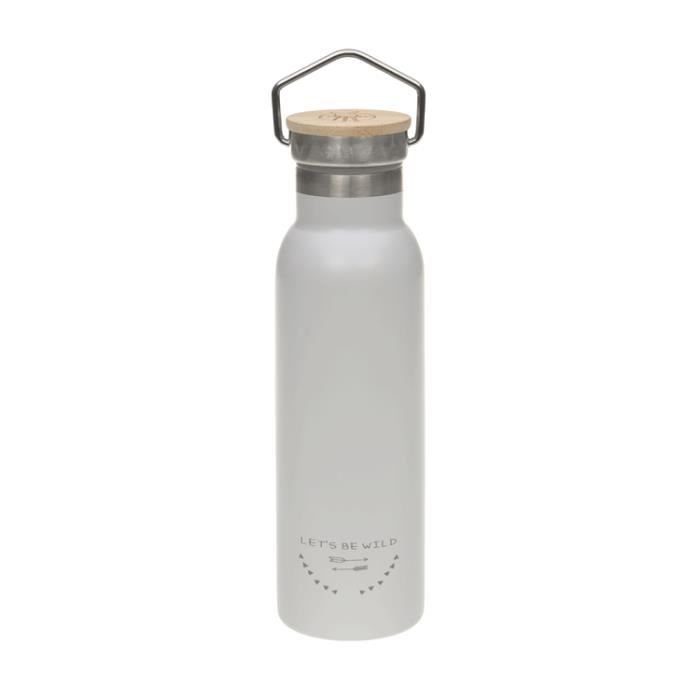 Gourde en inox isotherme 460 ml Gris - LASSIG