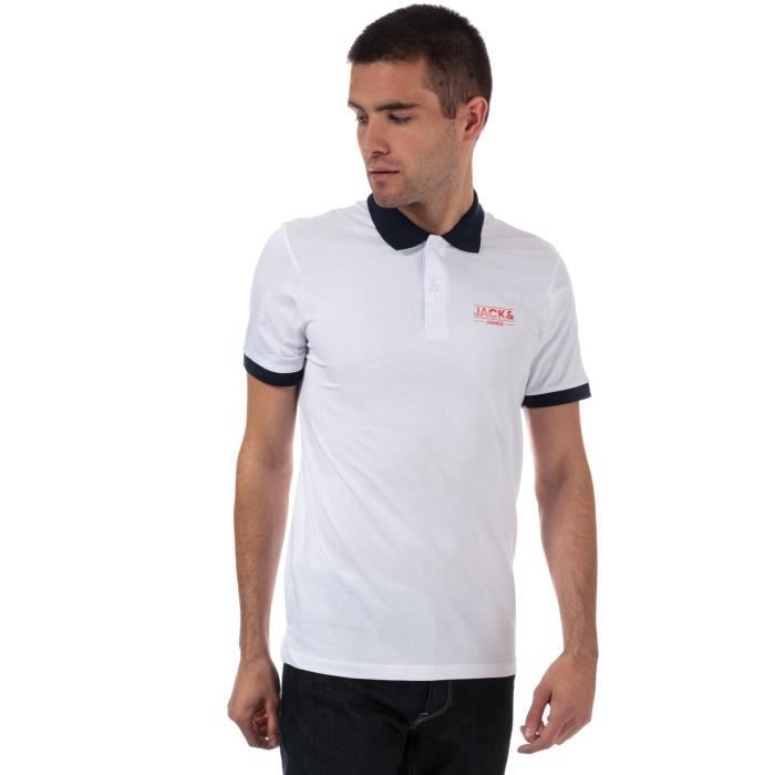 Polo Jack & Jones Tony Pour Homme En Blanc
