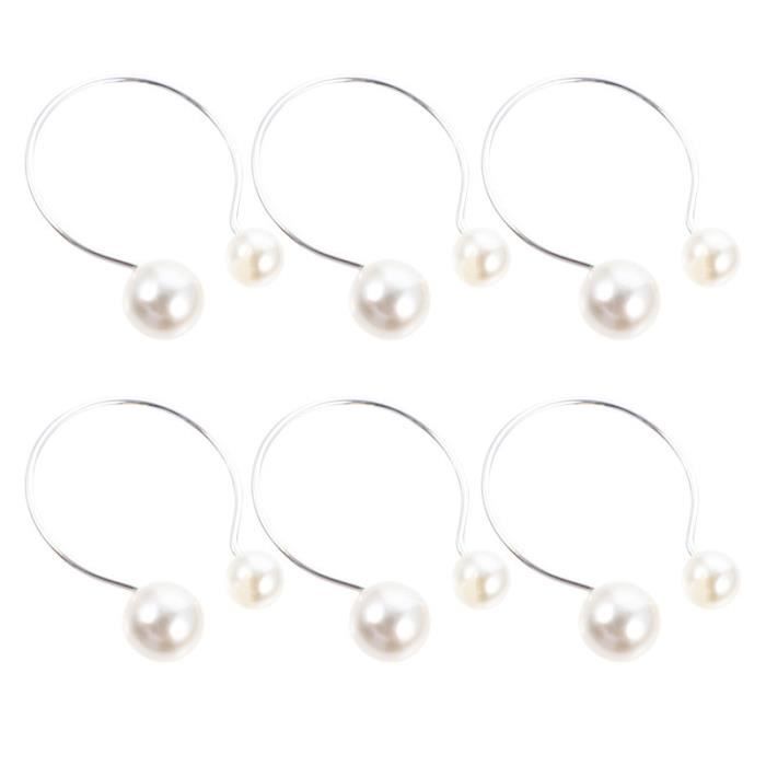 6pcs serviette de serviettes de de de de perle de table de seche-serviette electrique genie thermique - climatique - chauffage