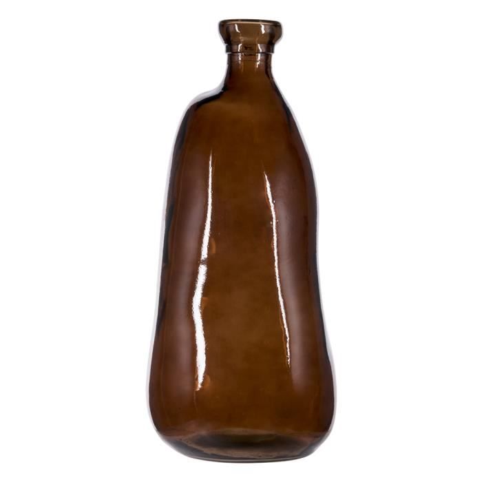 Vase simplicity ambre 73 cm - Table Passion Marron