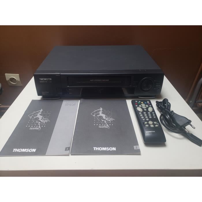 MAGNETOSCOPE THOMSON VTH 6920F LECTEUR ENREGISTREUR K7 CASSETTE VIDEO VHS 6 TETES HIFI STEREO + TEL
