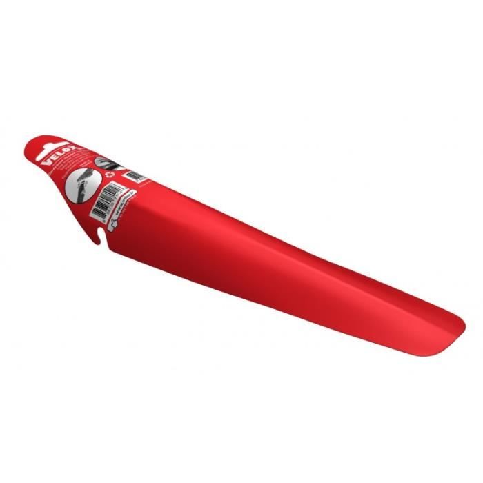 VELOX GARDE-BOUE ARRIERE CLIPSABLE SELLE ROUGE
