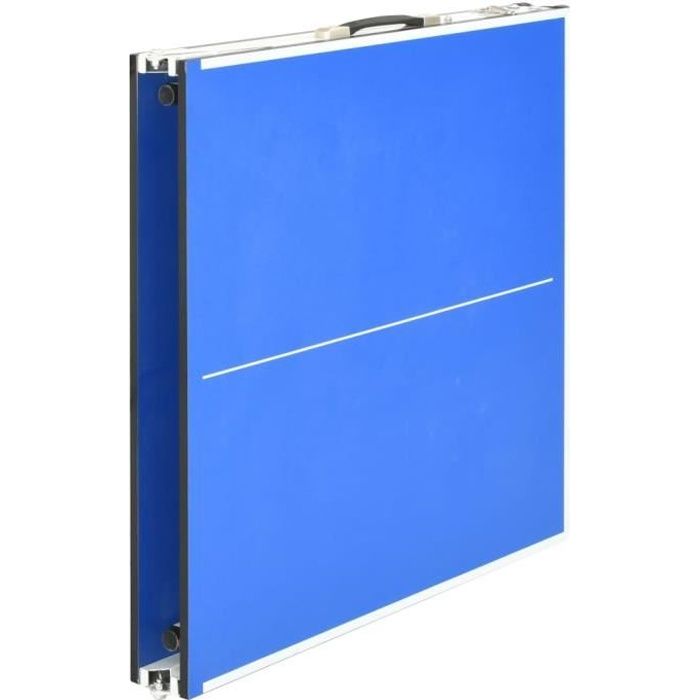 DBA(91946)Table de ping-pong avec filet 152x76x66 cm Bleu