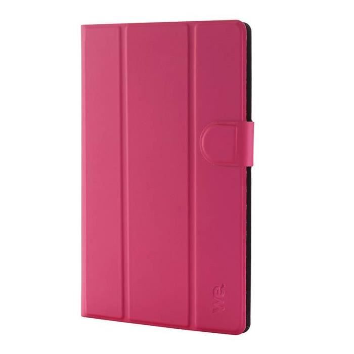 WE Housse universelle TPU pour tablettes 8 fushia