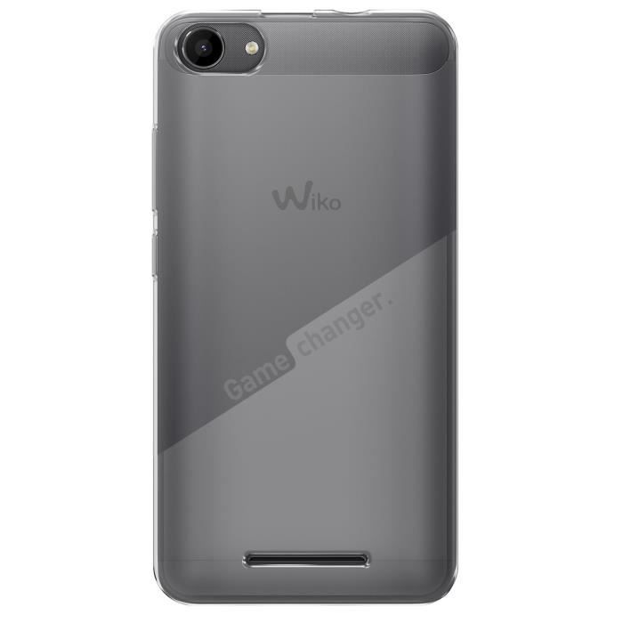 Wiko Coque Transparente Game Changer + Film Protecteur pour Wiko Jerry