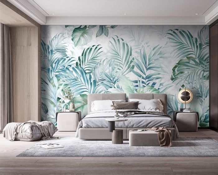 Papier Peint Panoramique 350x256cm 3D Effet style Jungle Tropical ...