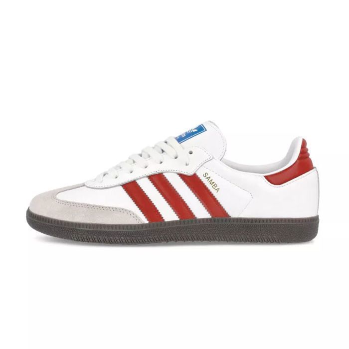 Basket adidas Originals SAMBA OG Blanc et Rouge Cdiscount Chaussures