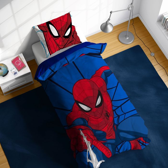 Housse Couette 140x200 Housse De Couette Star Wars Comic - 100% Coton - Lit Simple 140x200 Cm Avec Taie D'Oreiller - Design Dark Vador, Boba Fett Taie Oreiller 50x70